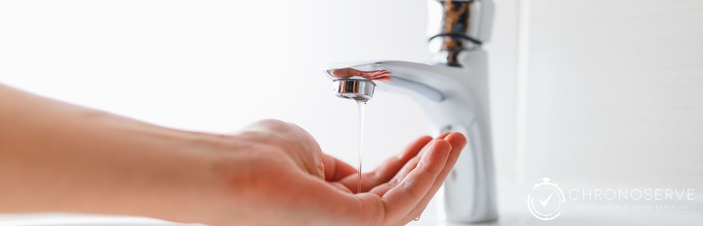 pression d'eau trop faible