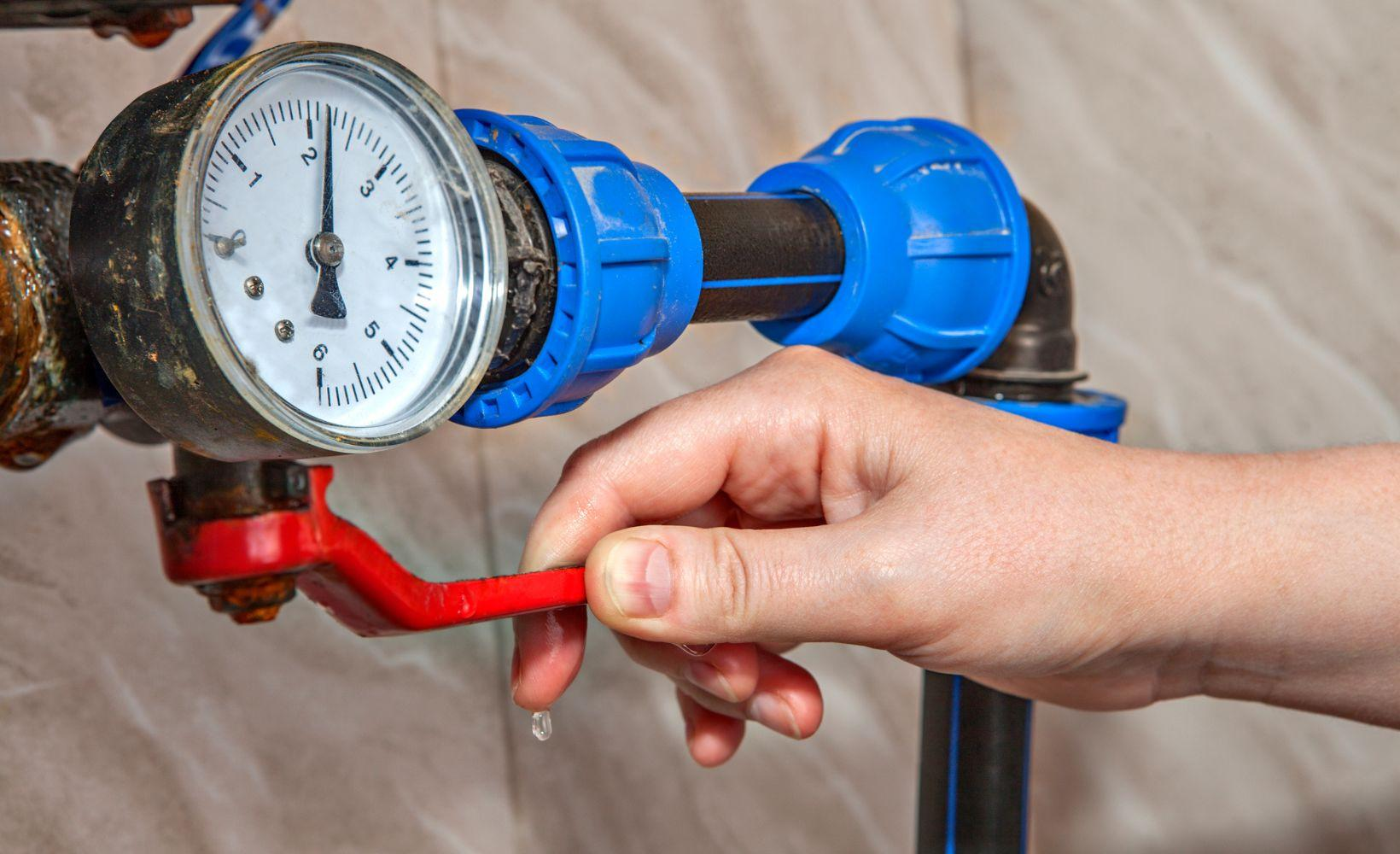 pression d'eau trop faible